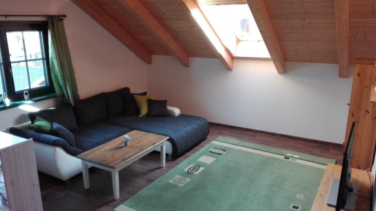 Blockhaus - Ferienwohnung Sunrise Augustusburg Eksteriør billede