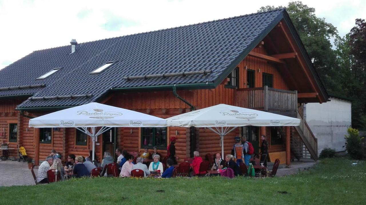 Blockhaus - Ferienwohnung Sunrise Augustusburg Eksteriør billede