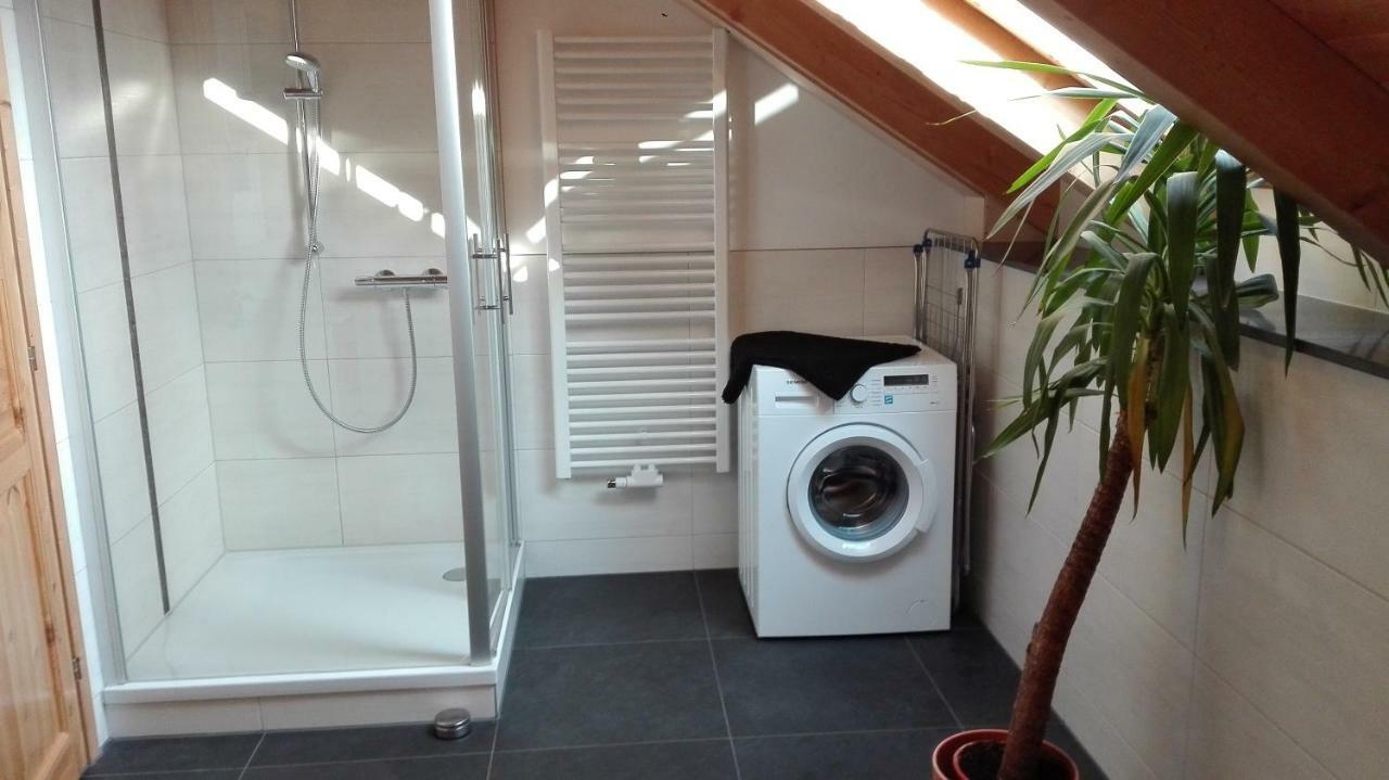 Blockhaus - Ferienwohnung Sunrise Augustusburg Eksteriør billede