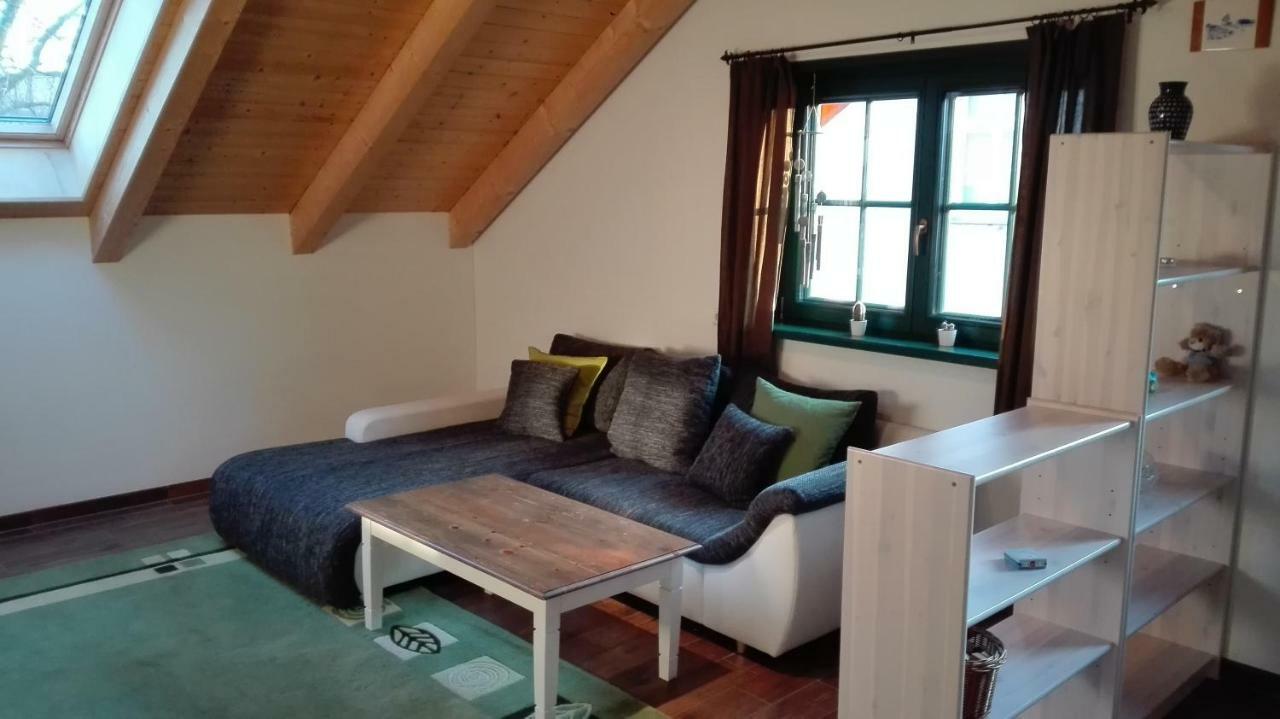 Blockhaus - Ferienwohnung Sunrise Augustusburg Eksteriør billede